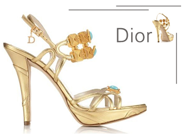 Dior2009春夏里维埃拉珠宝饰品凉鞋