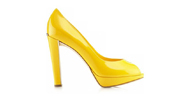 Dior2009春夏黄色女士高跟鞋
